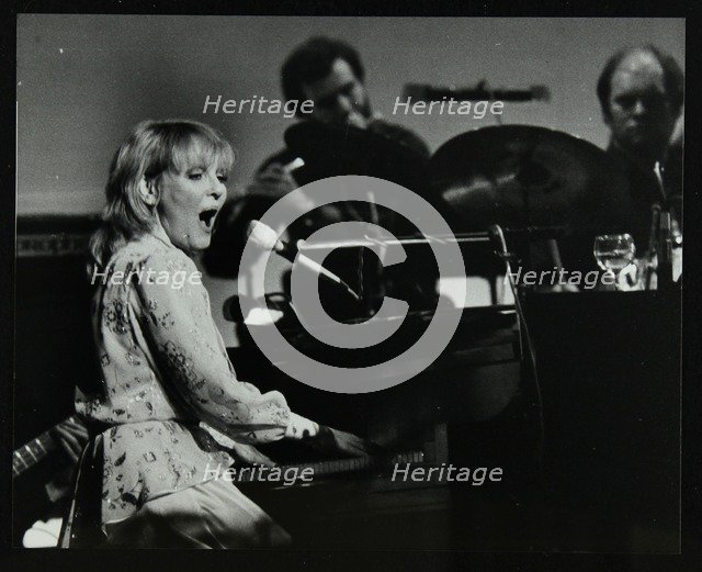 Petula Clark in concert at the Forum Theatre, Hatfield, Hertfordshire, 28 January 1984. Artist: Denis Williams