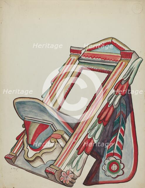 Reading Stand, 1935/1942. Creator: E. Boyd.