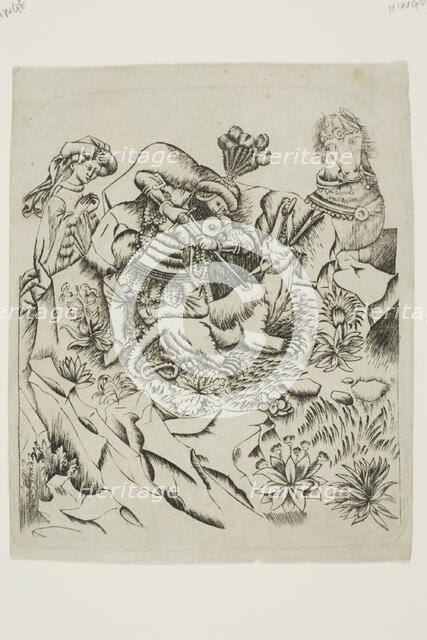 Saint George and the Dragon, n.d. Creator: Master of the Nuremberg Passion.