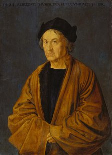 Portrait of the Artist's Father Albrecht Dürer the Elder, c1600. Creator: Copy after Albrecht Dürer