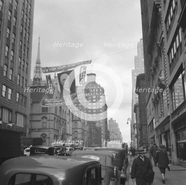 New York City views, between 1931 and 1938. Creator: Arnold Genthe.