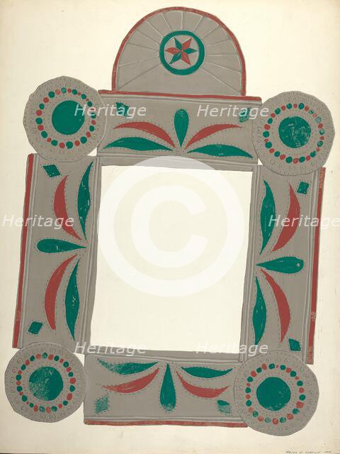 Lockwood Painted Mirror, 1935/1942. Creator: Majel G. Claflin.
