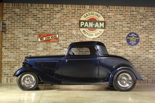 Ford Coupe Custom 1934. Artist: Simon Clay.