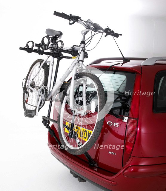 Rear mounted cycle rack. Artist: Unknown.