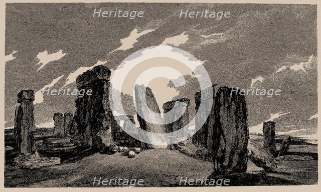 Stonehenge. From: Antiquities of Great Britain, 1807. Creator: Anonymous.