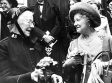 The Queen Mother with Catherine Bramwell-Booth, London, 1980. Artist: Unknown