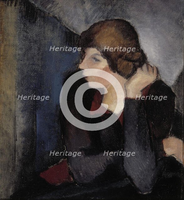 Portrait of a Woman, 1915. Creator: Alvar Cawén.