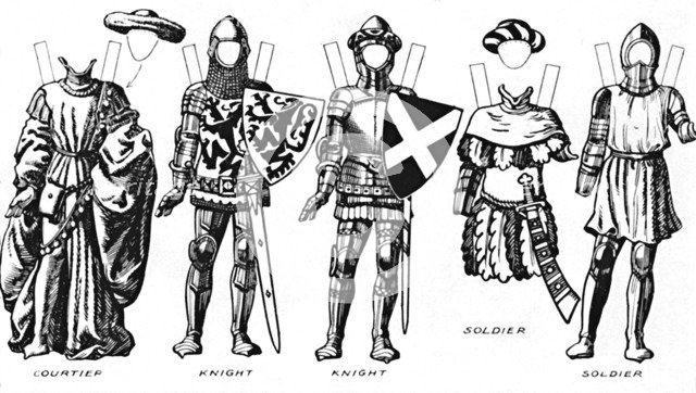 'The Great Gallery of Historic Costume: How People Dressed in Henry IV's Reign', c1934. Artist: Unknown.