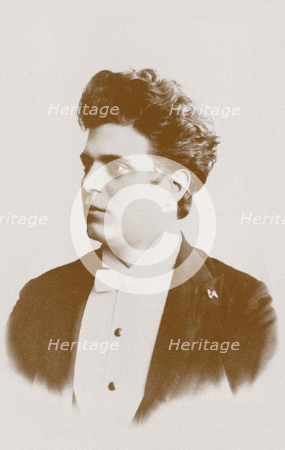 Portrait of the composer Pietro Mascagni (1863-1945). Creator: Anonymous.