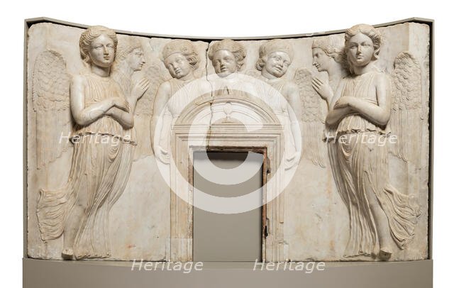 Upper Part of a Tabernacle for the Holy Sacrament, 1461/63. Creator: Isaia da Pisa.