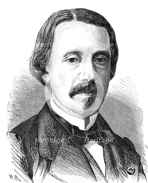 Jean Bernard Leon Foucault (1819-1868), French physicist, 19th century. Artist: Unknown