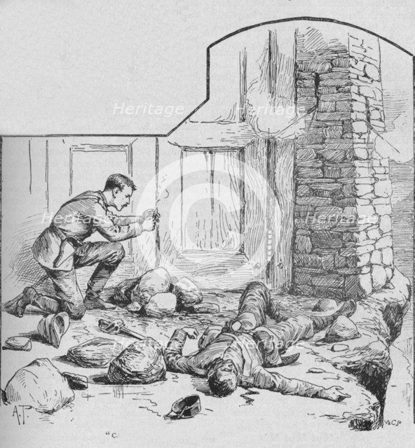 Captain Aylmer Ignited The Fuse, 1902. Artist: AP.