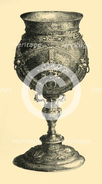 Coconut cup, c1585, (1881).  Creator: J S Goepel.