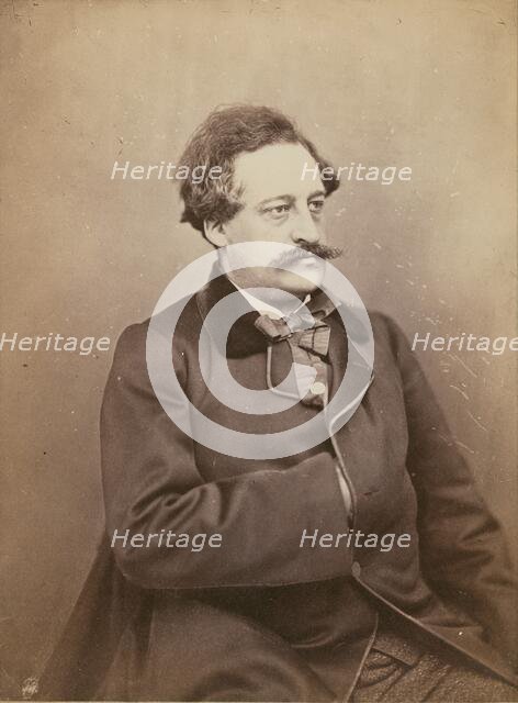Jules Noriac, homme de lettres, negative 1860-1861; print 1870-1879. Creator: Nadar.
