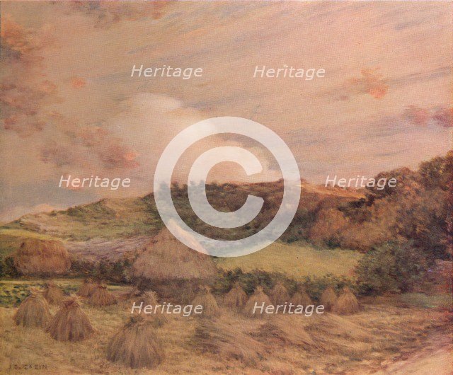 'Les Meules', c1885. Artist: Jean-Charles Cazin.