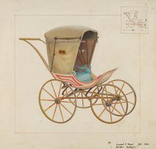 Baby Carriage, c. 1937. Creator: Vincent P. Rosel.