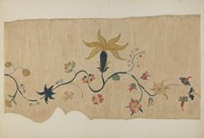 Valance (Detail), c. 1941. Creator: Marion Gaylord.