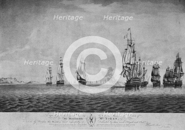 'The Battle of the Saints', c1795. Artist: John Goldar.