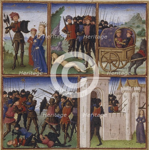 Illustration for the Epic The Aeneid by Virgil, 1450-1499. Artist: Coëtivy Master (active c. 1450-1485)