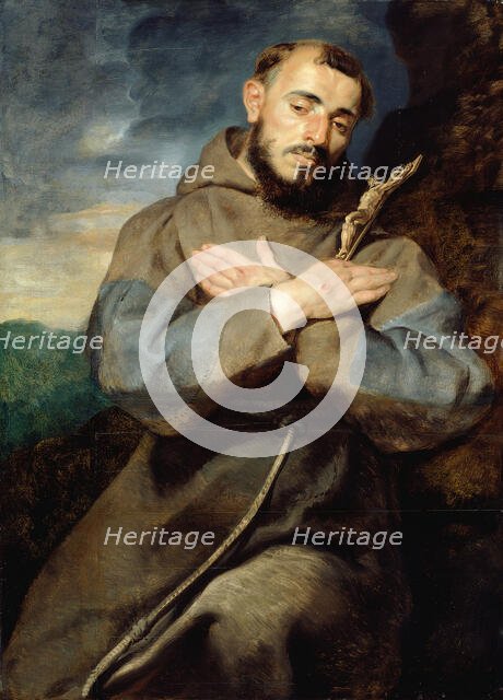Saint Francis, c. 1615. Creator: Peter Paul Rubens.
