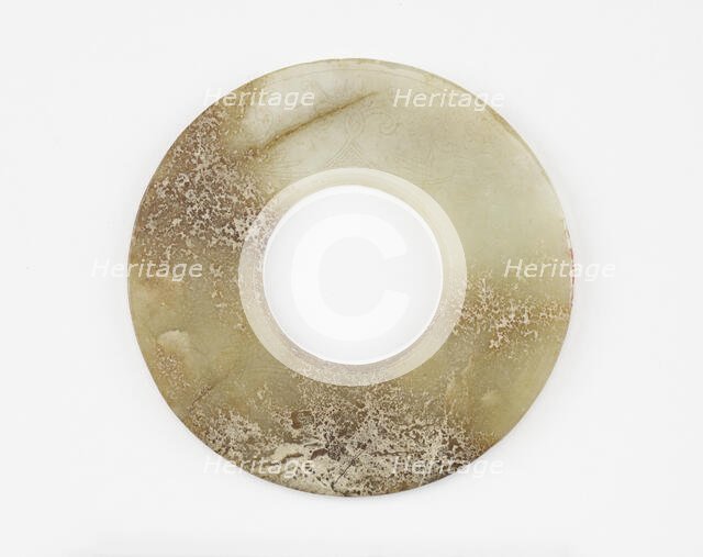 Disk (bi), Qing dynasty, 18th century. Creator: Unknown.