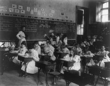 Washington, D.C., Fifth division grade school, (1899?). Creator: Frances Benjamin Johnston.