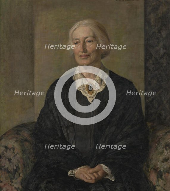 Portrait of Miss D.K. Richmond, c1924. Creator: Harry Linley Richardson.