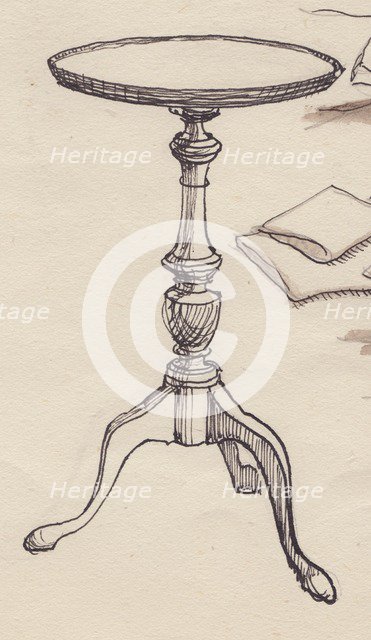 Occasional table, 1951. Creator: Shirley Markham.