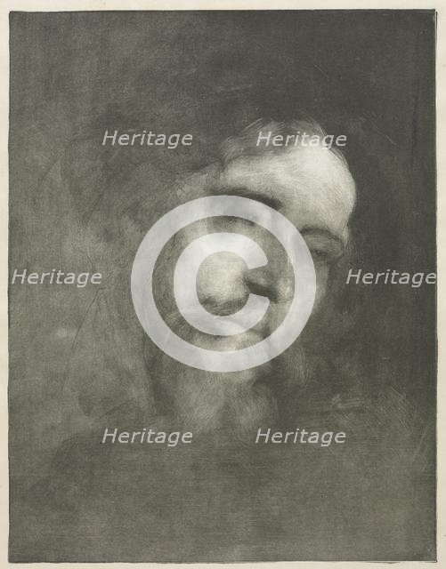 Alphonse Daudet, 1893. Creator: Eugène Carrière (French, 1849-1906).