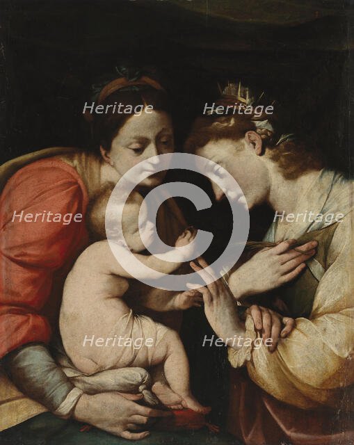 The Mystic marriage of St. Catherine, 1610-1629. Creator: Giovanni Battista Crespi.