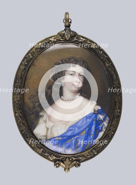 Louise Renée de Kérouaille, Duchess D'Aubigny and First Duchess of Portsmouth, late 17th century. Creator: William Gibson.