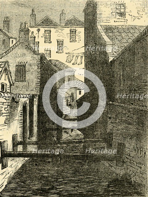 'The Fleet Ditch, from the Red Lion.', (c1872). Creator: Unknown.