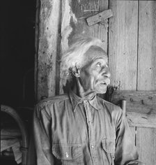 Bob Lemmons, Carrizo Springs, Texas. Born a slave about 1850, south of San Antonio, Texas, 1936. Creator: Dorothea Lange.