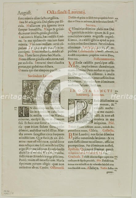 Illustrations from Missale secundum ritum et ordinem sacri ordinis Praemonstratensis..., 1937. Creator: Unknown.