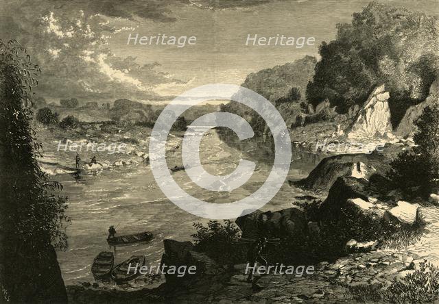 'Looking Down the Potomac, from the Chain Bridge', 1874.  Creator: John Filmer.