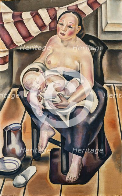 Motherhood, 1922-1923. Creator: Blanchard, María (1881-1932).