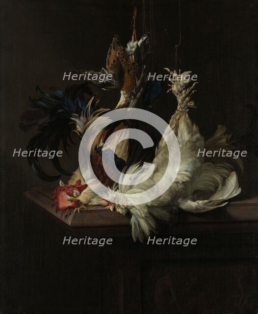 Still Life with Fowl, 1658. Creator: Willem van Aelst.