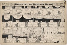Dream of the Rarebit Fiend: Here Comes Washington, 1908. Creator: Winsor McCay.