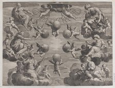 Allegory relating to the Medici family, ca. 1610-62. Creator: Johann Friedrich Greuter.