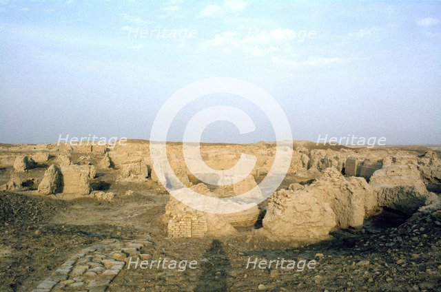 Residential area, Ur, Iraq, 1977.