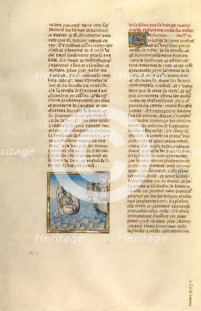 The Miracle of the Robe; Miroir Historial, about 1475. Creator: Unknown.