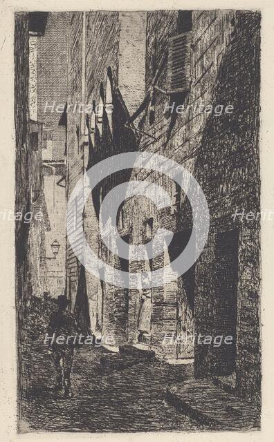 House of Dante da Castiglione [Casa di Dante da Castiglione], c. 1883. Creator: Telemaco Signorini.