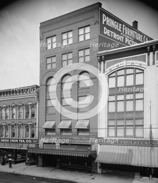 Pringle Furniture [Co. building, Detroit, Mich.], between 1910 and 1920. Creator: William H. Jackson.
