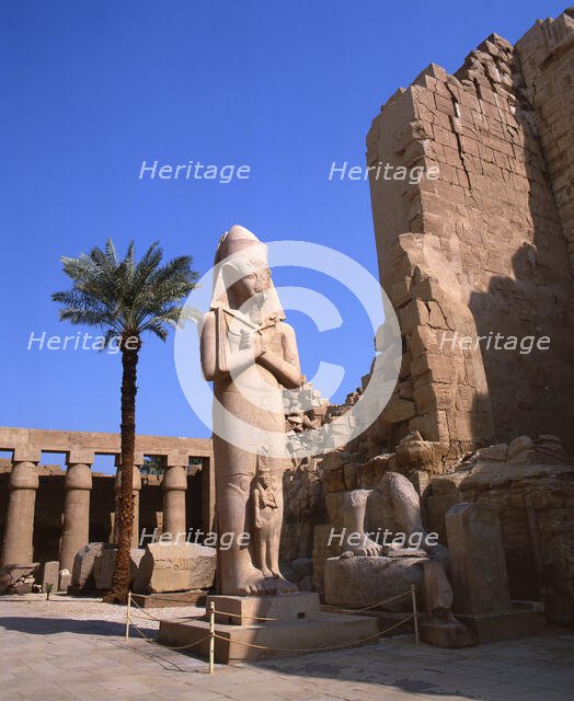Karnak, Egypt, 1984. Creator: Ethel Davies.