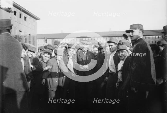 Warden Osborne & prisoners, between c1910 and c1915. Creator: Bain News Service.