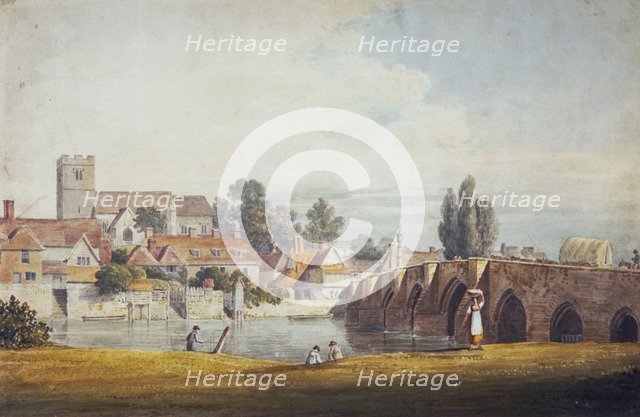 'Aylesford, near Maidstone, Kent', 19th century.                                 Artist: James Duffield Harding