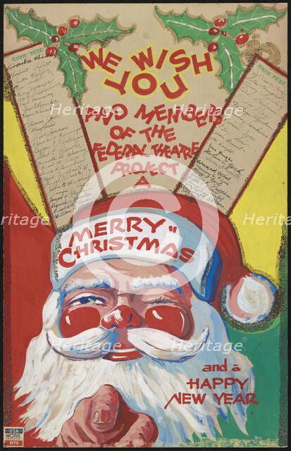 We Wish You a Merry Christmas, [193-]. Creator: Unknown.