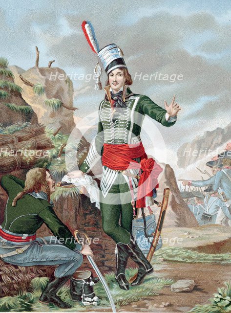 Francois Severin Marceau-Desgraviers, French revolutionary soldier. Artist: Unknown