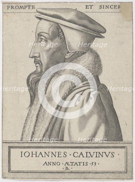 Portrait of John Calvin (1509-1564), 1562.