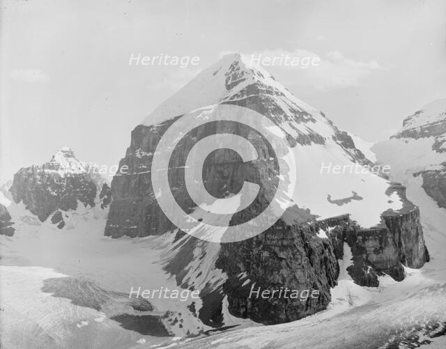 Mount Lefroy & the Mitre, Alberta, Canada, between 1900 and 1910. Creator: Unknown.